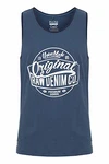 Blend Walex Herren Tank Top Mit Print Und Rundhalsausschnitt Ensign Blue