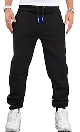 Herren Jogginghose Sporthose Trainingshose H.02H.02 Schwarz M