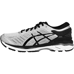 Herren Gel-Kayano 24 Laufschuhe, Silber (Silver/black/mid Grey), 40 EU