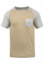 Indicode Gresham T-Shirt Rundhalsshirt IDGresham Kurzarmshirt Sand