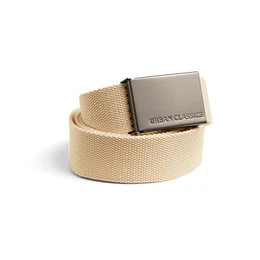 Gürtel Canvas Belt Unisex, beige, one Size