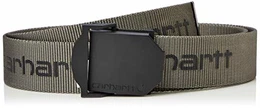 Herren Canvas Gürtel, Grau (Steel), M