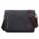 Nlyefa Umhängetasche Canvas Messenger Bag Collegetasche 13,3 Zoll Schultertasche Kuriertasche Bürotaschen männer, EINWEG