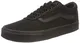 Vans Herren Ward Sneakers, Schwarz (Canvas) Black 186, 43 EU