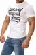JACK & JONES Herren T-Shirt Kurzarmshirt Print (L, White)