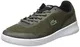 Lacoste Sport Herren Lt Spirit 317 1 Trainer Low, Grün (Dk Khk/blk), 42 EU