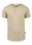 !Solid T-Shirt Kurzarm Mit Grandad-Ausschnitt SDThai Dune