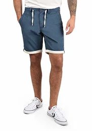 Kankuro Herren Chino Shorts Bermuda Kurze Hose Mit Kordel Aus 100% Baumwolle Slim Fit, Größe:M, Farbe:Ensign Blue (70260)