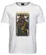 makato Herren T-Shirt Luxury Tee mit Motiv Anubis Warrior Weiß White M