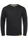 !Solid Trip O-Neck Herren Sweatshirt Pullover Pulli Mit Rundhalsausschnitt Und Fleece-Innenseite, Größe:L, Farbe:Black (9000)