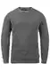 Indicode IDRockford Herren Pullover Strickpullover Grobstrick Pullover mit Rundhals-Ausschnitt Rippbündchen 100% Baumwolle Regular fit, Größe:2XL, Farbe:Iron (920)