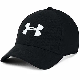 Herren atmungsaktive Mütze mit Schirm, Bequeme Cap für Männer mit integriertem Schweißband Men''''s Blitzing 3.0 Cap , Black / Black / White, M/L