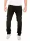 WOTEGA Herren Jeans Noah - Sweathose in Jeansoptik - Männer Jogg-Jeans Slim, Schwarz (Phantom Black 3R4205), W32/L32