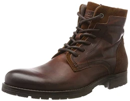 Herren JFWHANIBAL Leather Klassische Stiefel, Braun (Brown Stone), 46 EU