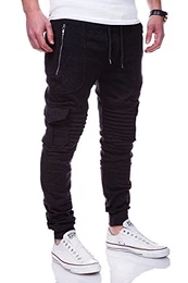 . Cargo Sporthose Trainingshose Biker Hose 60-2134 Schwarz M