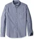 Nautica Herren Classic Fit Stretch Gingham Long Sleeve Shirt Button Down Hemd, J Navy, Groß