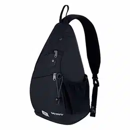 Sling Bag Crossbody Backpack Schulterrucksack mit verstellbarem Schultergurt Perfekt für Outdoorsport, Wandern, Radfahren, Bergsteigen, Reisen