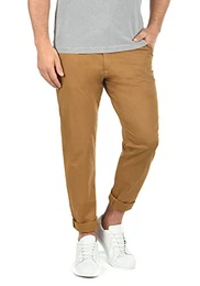 !Solid Machico Herren Chino Hose Stoffhose Stretch Regular Fit, Größe:W31/34, Farbe:Cinnamon (5056)