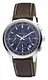 Orphelia Herren-Armbanduhr 24h Dual Time Quarz Leder