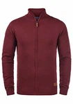 Blend Norman Herren Strickjacke Cardigan Feinstrick mit Stehkragen und Reißverschluss (70155) Andorra Red Blend Norman Herren Strickjacke Cardigan Feinstrick mit Stehkragen und Reißverschluss (70155) Andorra Red
