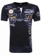 behype. Herren T-Shirt ROYAL-Sport Kurzarm Polo-Shirt 10-2878 Schwarz M