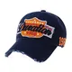 WITHMOONS Baseballmütze Mützen Caps Vintage Baseball Cap Distressed Emboridery Trucker Hat KR1737 (Navy)