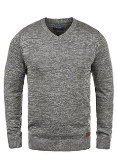 Blend Dansel Herren Strickpullover Mit V-Ausschnitt Pewter Mix Blend Dansel Herren Strickpullover Mit V-Ausschnitt Pewter Mix