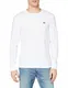 Lacoste Sport Herren TH0123 T-Shirt, Weiß (Blanc), Medium (Herstellergröße: 4)