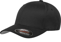 Flexfit Herren Athletic Baseball Fitted Cap Schwarz