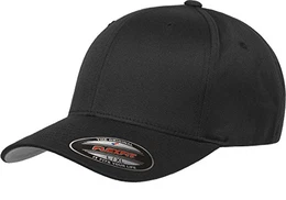 Herren Athletic Baseball Fitted Cap voor heren Verschluss, Schwarz, S-M EU