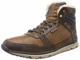 Herren High Top Hohe Sneaker, Braun (Kastanie 301), 40 EU