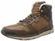 MUSTANG Herren High Top Hohe Sneaker, Braun (Kastanie 301), 40 EU
