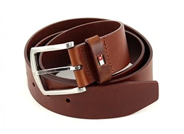 Herren Gürtel New Denton Belt 4,0 cm Ledergürtel, Braun (Dark Tan), 115 cm