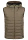 Blend Nilo Herren Weste Steppweste Outdoor Weste Mit Kapuze Und Stehkragen, Größe:S, Farbe:Black (70155)