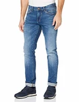 Camel Active Herren Regular Fit Houston Straight Jeans Mittel Blau