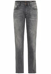 Herren Regular Fit 5-Pocket Organic Cotton Jeans 30 Grau menswear-50/30