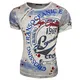 Herren Used Look Rundhals T-Shirt Kurzarm Hemd Slim Fit Design Fashion 15045, Farbe:Hellblau, Größe:M