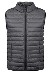 Blend Nille Herren Weste Steppweste Outdoor Weste Mit Stehkragen Ebony Grey