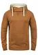 Blend Sales Herren Kapuzenpullover Hoodie Pullover mit Kapuze, Größe:L, Farbe:Rust Brown (71512)