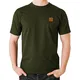urban air   StyleFit   T-Shirt Basic   Herren   Sport und Freizeit   95% Baumwolle, Leder-Patch, Kurzarm   weiß, schwarz, oder hell/dunkel grau   S, M, L, XL (M, O-Neck Olive)
