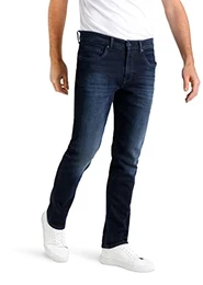 Herren Arne Pipe Slim Jeans, Blue Black 3D Authentic Wash H793, W34/L32