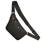 OSOCE Umhängetaschen Herren Wasserfeste Mini Bauchtasche Mehrere Taschen Schultertasche Anti-Diebstahl Sling Bag Crossbody Tasche Rucksack für Männer und Frauen Schwarz