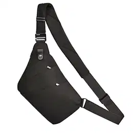 Umhängetaschen Herren Wasserfeste Mini Bauchtasche Mehrere Taschen Schultertasche Anti-Diebstahl Sling Bag Crossbody Tasche Rucksack für Männer und Frauen (Klein, 1.0 Schwarz)