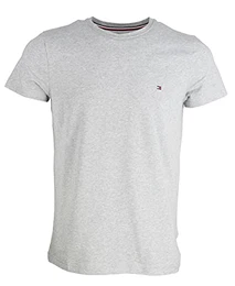 Herren CORE Stretch Slim CNECK Tee T-Shirt, Grau (Cloud Htr 501), Medium