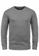 !Solid Karl O-Neck Herren Strickpullover Feinstrick Pullover Mit Rundhals Aus 100% Baumwolle, Größe:M, Farbe:Med Grey (8254)