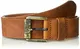Diesel Herren Profilex Leather Belt Gürtel, Mokka Bisque, 90
