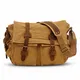 FANDARE Unisex Umhängetasche/Laptoptasche 14 Zoll für Arbeit Herren Messenger Bag Schultertasche Multifunktions Reise Canvas Khaki