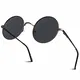 GQUEEN Klassische Lennon Runde Polarisierte Sonnenbrille mit UV400 Schutz MEZ1