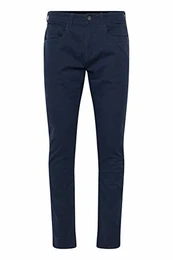 Saturn Herren Chino Hose Stoffhose Aus Stretch-Material Slim Fit, Größe:W34/34, Farbe:Navy (70230)