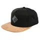 Blackskies Port Fairy Snapback Cap   Unisex Baseball Mütze Kappe Wildleder Imitat Suede - Schwarz